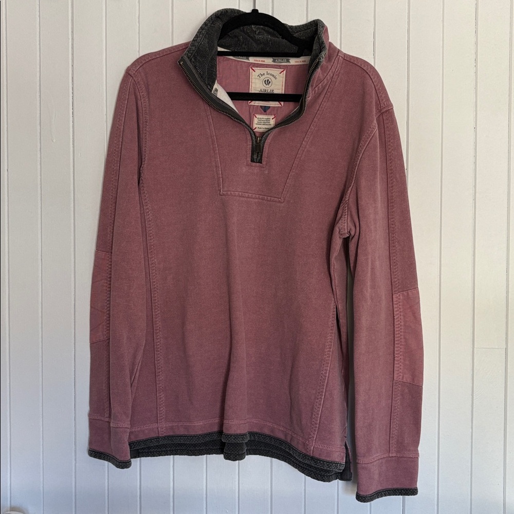 Airlie -Pink Quarter-Zip Pullover